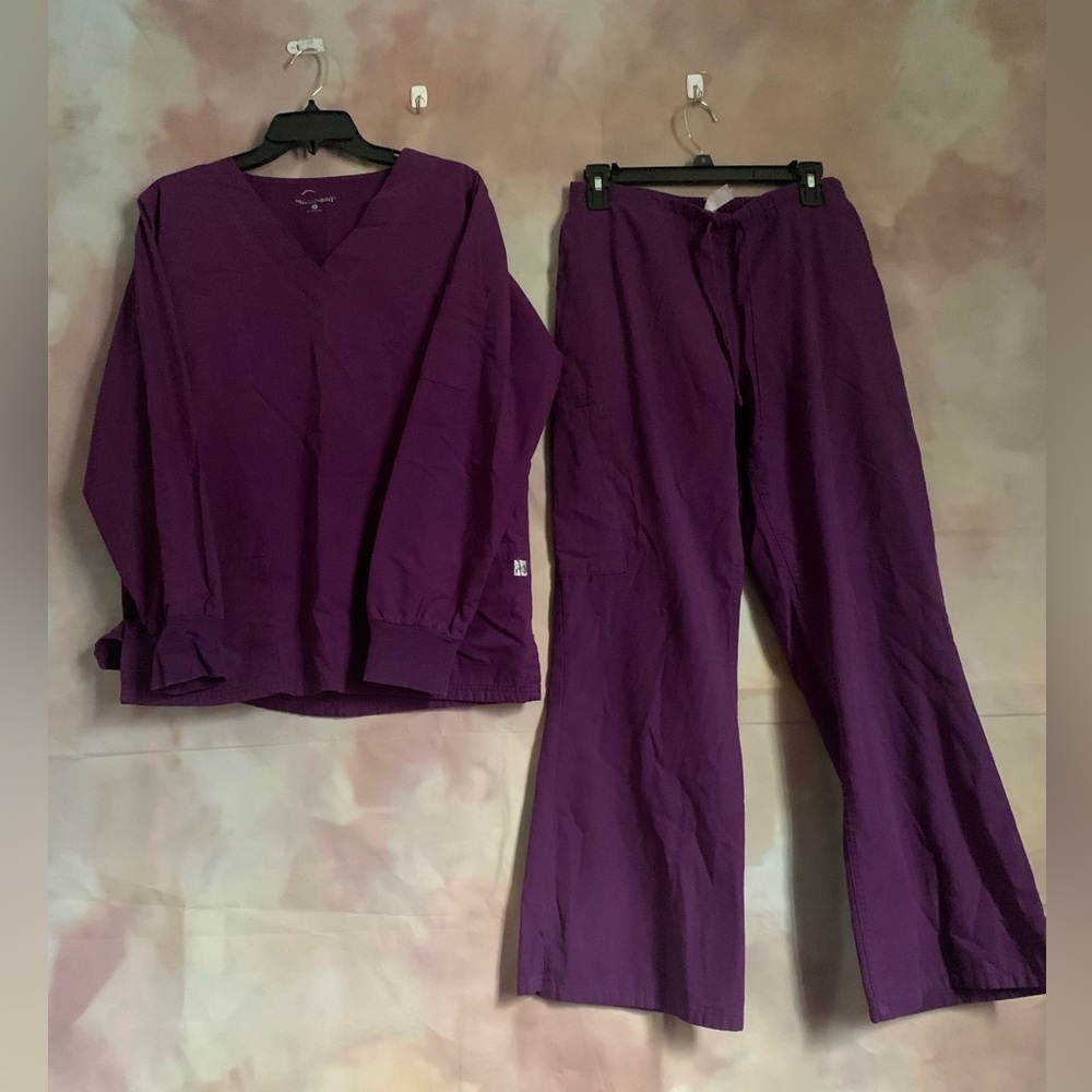 Uniform Advantage Purple Scrub Set
